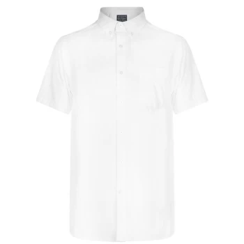 Howick Oxford Short Sleeve Shirt - White