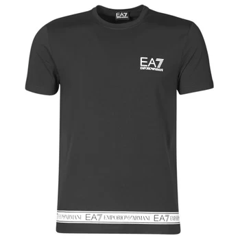 Emporio Armani EA7 Logo Series Tape T-Shirt Black Size XS Men