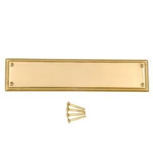 BQ Brass Finger Plate W67mm