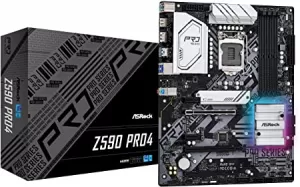 ASRock Z590 Pro4 Intel Socket LGA1200 H5 Motherboard