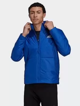 adidas Bsc 3-stripes Insulated Jacket, Blue Size XS Men