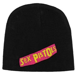 The Sex Pistols - Logo Unisex Beanie Hat - Black