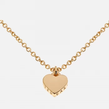 Ted Baker Womens Hara Tiny Heart Pendant Necklace - Gold - Silver