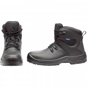 Draper Mens Waterproof Safety Boots Black Size 7