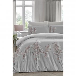 Oriental Flower Reversible Duvet Set