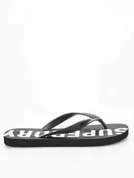 Superdry Code Flip Flop - Black Size M Men