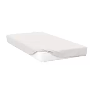 Belledorm 200 Thread Count Cotton Percale Deep Fitted Sheet (Single) (Ivory)