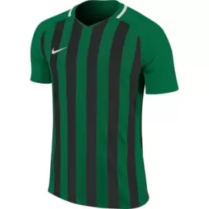 Nike Y Neck Stripe Football Shirt Junior Boys - Green