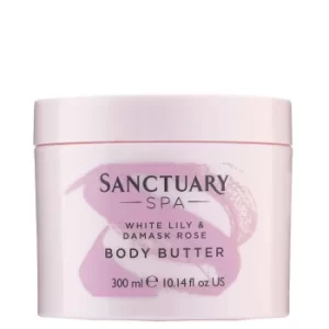 Sanctuary Spa White Lily and Damask Rose Body Butter 300ml