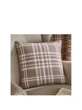 Catherine Lansfield Tweed Woven Check Cushion