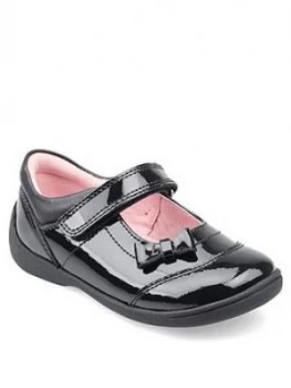 Start-rite Twizzle Toddler Girls Mary Jane School Shoes - Black Patent, Black Patent, Size 7 Younger