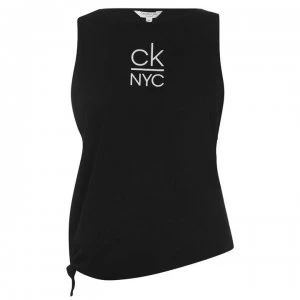 Calvin Klein NYC Knot Tank Top - Black BEH