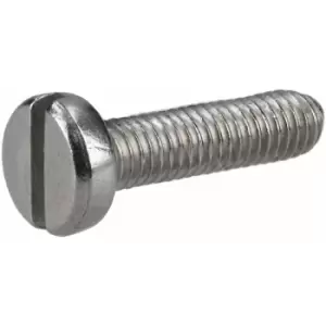 R-tech - 337085 Slotted Pan Head A2 Stainless Steel Screws M3 12mm - Pack Of 100