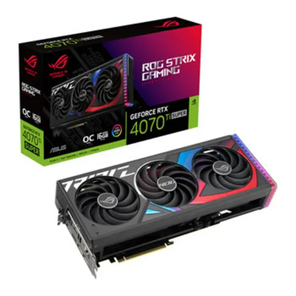 ASUS ROG -STRIX-RTX4070TIS-16G-GAMING NVIDIA GeForce RTX 4070 Ti SUPER 16GB GDDR6X