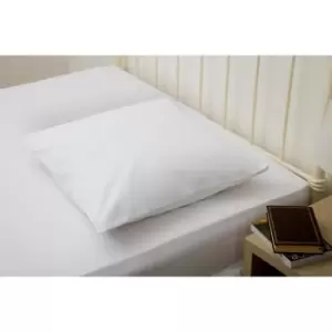 Easy Care Minimum Iron Continental Pillowcase White