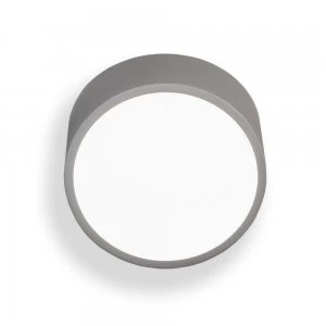 Flush Wall Light Round 2x5W G9 LED (not incl.), Silver, IP44