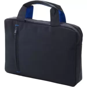 Detroit Conference Bag (33.5 x 6 x 24cm) (Solid Grey/Royal Blue) - Bullet