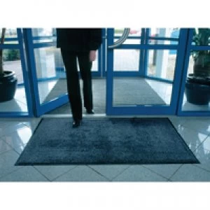 Slingsby VFM Black Blue Economy Washable Entrance Mat 1150x1750mm 312428