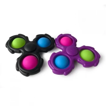 HGL Push Popper Fidget Spinner - Asst