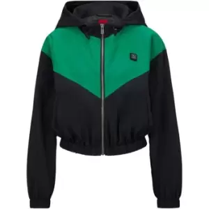 HUGO Colour Block Track Jacket - Black