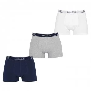 Jack Wills Daundley 3 Pack Boxer Short Set - Grey Marl