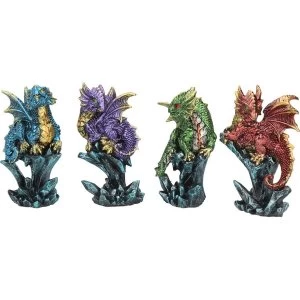 Dragonling Brood Pack Of 4 Dragon Figures