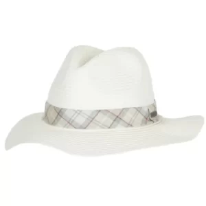 Barbour Womens Brunswick Tartan Fedora Cloud/Silver Birch Medium