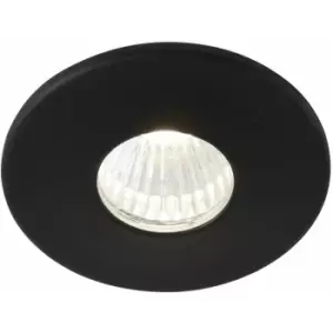 Loops - Mini Recessed Downlight Fixture - 4W Cool White cob LED Driver - Matt Black