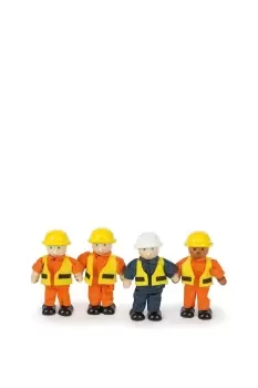 Builders Wooden Figures