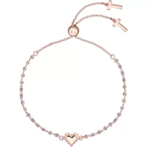 Ted Baker Sarsa Sparkle Heart Enamel Chain Bracelet