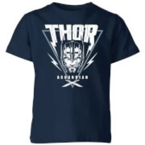 Marvel Thor Ragnarok Asgardian Triangle Kids T-Shirt - Navy - 5-6 Years - Navy