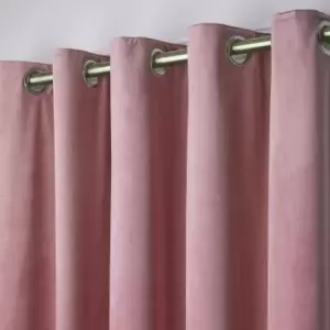 Laurence Llewelyn-Bowen Montrose Blush Blackout Eyelet Curtains Pink