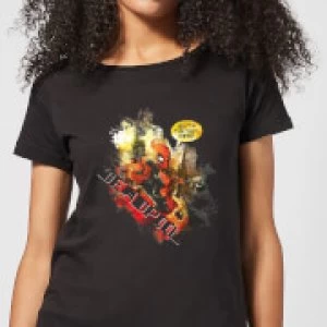 Marvel Deadpool Outta The Way Nerd Womens T-Shirt - Black - S