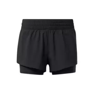 Reebok Running Two-in-One Shorts Womens - Black