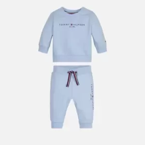 Tommy Hilfiger Babys' Essential Crewneck Set - Chambray Sky - 3 Months