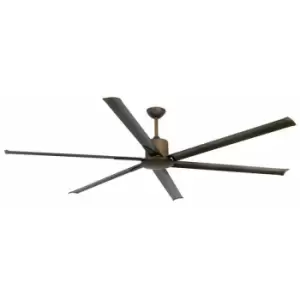 Faro Lighting - Faro Andros Brown 6 Blade Ceiling Fan With DC Motor