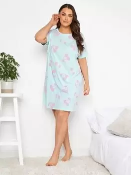 Yours Cherries Sleeptee - Blue Size 38-40, Women