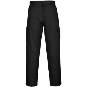 Portwest Mens Combat Work Trousers (38T) (Black) - Black