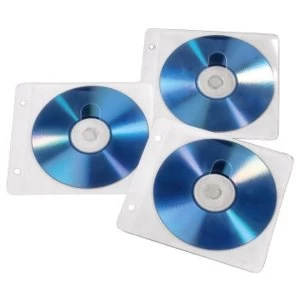 Hama Pockets for 50 CD/DVD in a binder - White