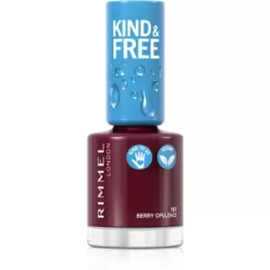 Rimmel Kind & Free Nail Polish Shade 157 Berry Opulence 8 ml