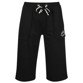 Lonsdale Box three quarter Jogging Bottoms Mens - Black