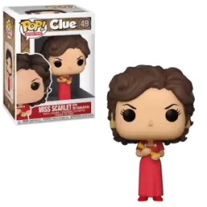 POP! Games: Miss Scarlet w/ Candlestick - Clue for Merchandise