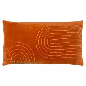 Mangata Soft Velvet Cushion Orange