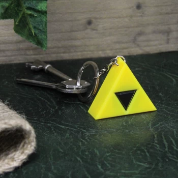 The Legend of Zelda: Ocarina of Time Triforce Keyring Light - Yellow