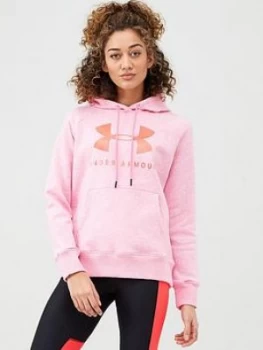 Urban Armor Gear Rival Fleece Sportstyle Graphic Hoodie - Pink, Size XS, Women