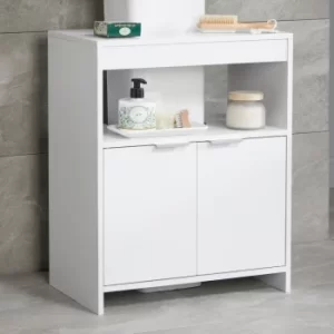 Jaxon White Under Sink Unit with Open Shelf White