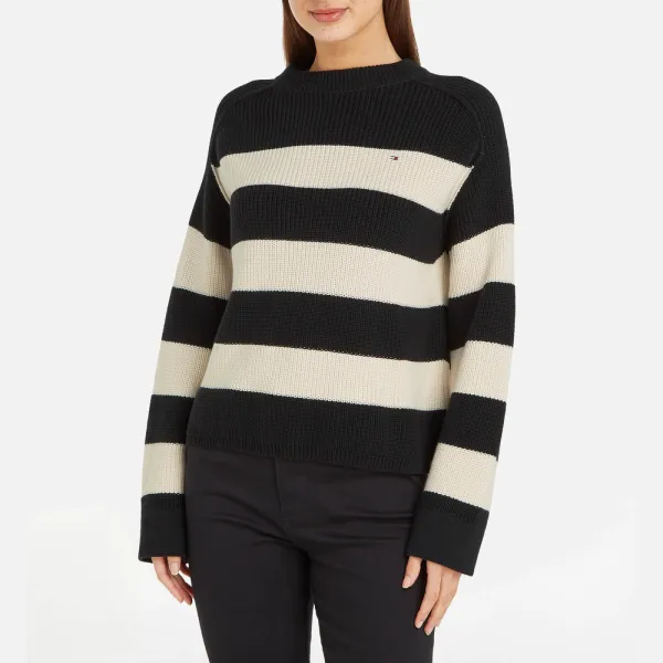 Tommy Hilfiger Chunky Knit Cotton Jumper - L