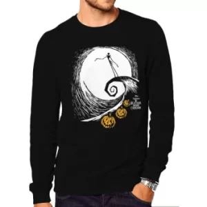 Nightmare Before Christmas Jacks Lament Crewneck Sweatshirt Ex Large