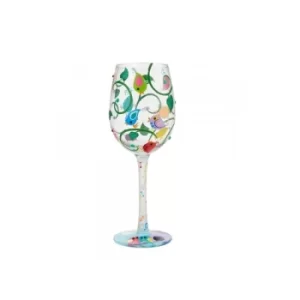 Song Bird Wine Glass