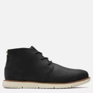 TOMS Mens Navi Waterproof Chukka Boots - Black - UK 9